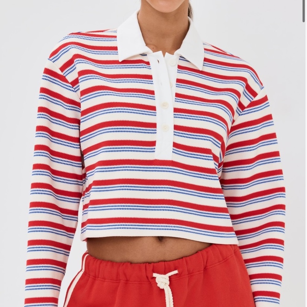 Reformation Anna rugby shirt